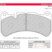FERODO RACING FRP3100H Колодки DS2500 передние для SUBARU Impreza WRX STI I Legacy STI, LEXUS IS-F