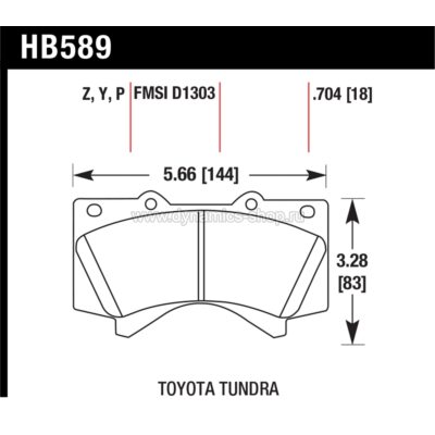 HAWK HB589N.704 Тормозные колодки compound HP Plus передние для TOYOTA, LEXUS HAWK HB589N.704 Тормозные колодки compound HP Plus передние для TOYOTA, LEXUS