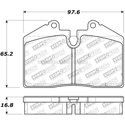 STOPTECH 309.06080 Колодки для PORSCHE 911 (964, 968), FERRARI 348 GTB I GTS I Spider I Calipers ST-41 STOPTECH 309.06080 Колодки для PORSCHE 911 (964, 968), FERRARI 348 GTB I GTS I Spider I Calipers ST-41