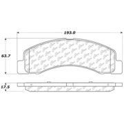 STOPTECH 309.07560 Колодки Ultra-Premium передние для FORD F-250 I F-350 I Excursion I Calipers ST-65