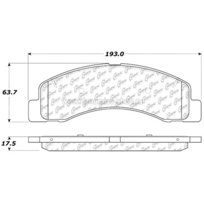STOPTECH 309.07560 Колодки Ultra-Premium передние для FORD F-250 I F-350 I Excursion I Calipers ST-65 STOPTECH 309.07560 Колодки Ultra-Premium передние для FORD F-250 I F-350 I Excursion I Calipers ST-65