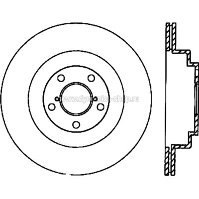 STOPTECH 126.47025CSL Тормозной диск Sport Slotted Cryo Disc I Premium (Sport) задний левый для SUBARU, TOYOTA STOPTECH 126.47025CSL Тормозной диск Sport Slotted Cryo Disc I Premium (Sport) задний левый для SUBARU, TOYOTA