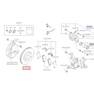 SUBARU 26300SJ010 Диск передний для SUBARU Forester フォレスター (SKE) I Levorg I WRX (VBH) 5x114.3 I 316x28mm SUBARU 26300SJ010 Диск передний для SUBARU Forester フォレスター (SKE) I Levorg I WRX (VBH) 5x114.3 I 316x28mm