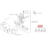 SUBARU 26697FG000 Ремкомплект задних суппортов STI BREMBO (Black I Cуппорт для стороны слева и стороны справа) 2POT