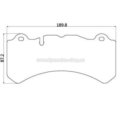 WINMAX WM-1295-W2 Колодки W2 передние для BREMBO 6POT I TYPE: J, N WINMAX WM-1295-W2 Колодки W2 передние для BREMBO 6POT I TYPE: J, N