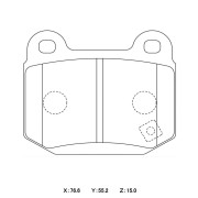 WINMAX WM-330-W1 Колодки W1 задние для SUBARU STI, MITSUBISHI EVO (4-9), NISSAN GT-R I 350Z