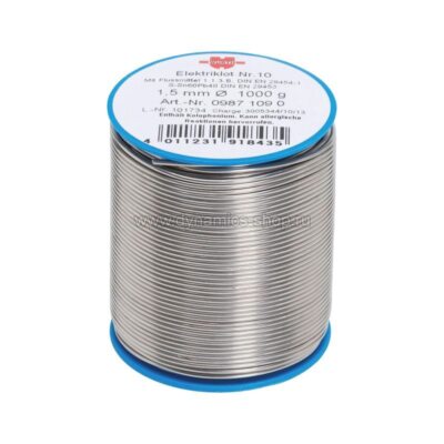 WURTH 09871090 Припой для электронных схем № 10 I CYNA-NO10-ZN60 I PB40-1KG-D1,5 WURTH 09871090 Припой для электронных схем № 10 I CYNA-NO10-ZN60 I PB40-1KG-D1,5