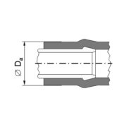 WURTH 0541001130 Хомут для шлангов безвинтовой B8MM-D13MM-13,5-15 I Упаковка 100шт