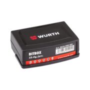 WURTH 0614400301 Набор бит C 6.3 (1/4) в боксе с держателем бит, 33 предмета