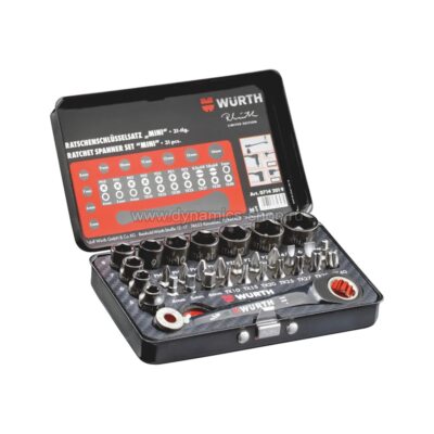 WURTH 07142019 Набор головок и бит с трещоточным ключом I Ratchet spanner set I Limited Edition RW 2019 I 31 pcs WURTH 07142019 Набор головок и бит с трещоточным ключом I Ratchet spanner set I Limited Edition RW 2019 I 31 pcs