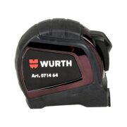 WURTH 071464 570 Рулетка карманная, (метр I дюйм) I Длина 8 метров I 8м-25мм