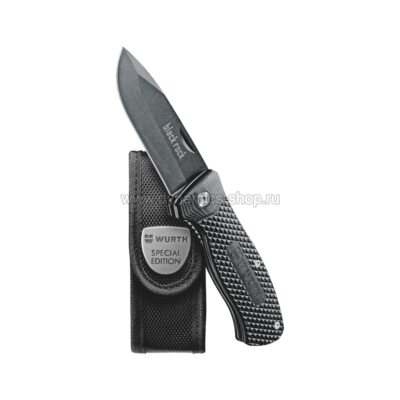 WURTH 071566 557 Нож складной ограниченной серии BLACK ROCK Special Edition I G10 I L110 I Черный WURTH 071566 557 Нож складной ограниченной серии BLACK ROCK Special Edition I G10 I L110 I Черный