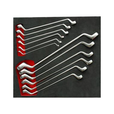 WURTH 5754900405 Набор двойных накидных изогнутых ключей в ложементе System, 12 штук I TOOLSYSTEM I RED LINE WURTH 5754900405 Набор двойных накидных изогнутых ключей в ложементе System, 12 штук I TOOLSYSTEM I RED LINE