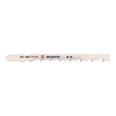 WURTH 060811591 Полотно пильное по дереву для электролобзика 75/4-D I 1,25MM I Упаковка 5ШТ WURTH 060811591 Полотно пильное по дереву для электролобзика 75/4-D I 1,25MM I Упаковка 5ШТ