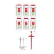 WURTH 0893900901 Очиститель для рук Plus (24 кг) + Диспенсер I SKIN I Канистра 4000мл