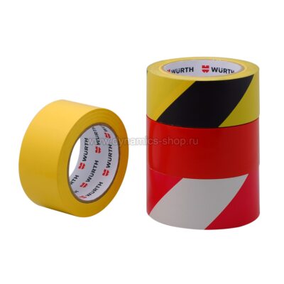 WURTH 0894615033 Клейкая сигнальная маркировочная лента Asia ПВХ Желтая 50MMx33m WURTH 0894615033 Клейкая сигнальная маркировочная лента Asia ПВХ Желтая 50MMx33m