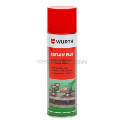 WURTH 0890200 Средство для удаления ржавчины Rost-Off Plus I 300мл С присадкой ОМС2 WURTH 0890200 Средство для удаления ржавчины Rost-Off Plus I 300мл С присадкой ОМС2