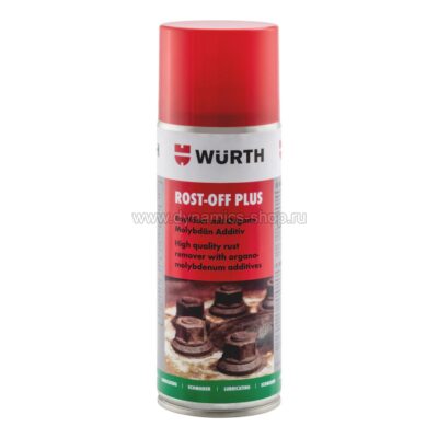 WURTH 0890200004 Средство для удаления ржавчины Rost-Off Plus I 400мл WURTH 0890200004 Средство для удаления ржавчины Rost-Off Plus I 400мл