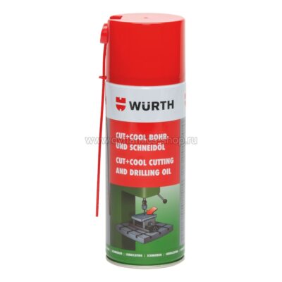 WURTH 0893050004 Масло для сверления и резки CUT+COOL для режущего инструмента I 400 мл WURTH 0893050004 Масло для сверления и резки CUT+COOL для режущего инструмента I 400 мл