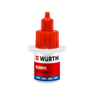 WURTH 08930900 Суперклей цианакрилатный конструкционный KLEBFIX - 5г I в DOS-системе WURTH 08930900 Суперклей цианакрилатный конструкционный KLEBFIX - 5г I в DOS-системе