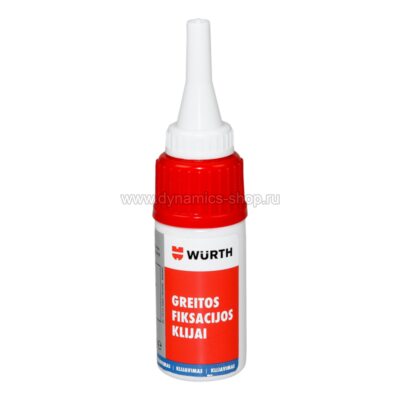 WURTH 08931 Суперклей цианакрилатный стандартный 20г WURTH 08931 Суперклей цианакрилатный стандартный 20г