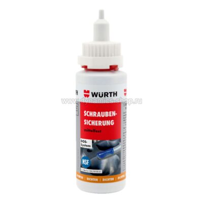 WURTH 0893243050 Фиксатор резьбовых соединений средней прочности 50 г. WURTH 0893243050 Фиксатор резьбовых соединений средней прочности 50 г.