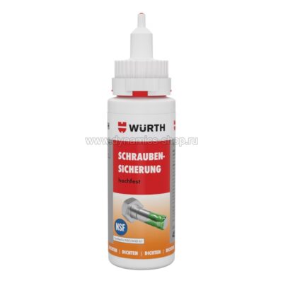 WURTH 0893270050 Фиксатор резьбовых соединений высокой прочности 50 г WURTH 0893270050 Фиксатор резьбовых соединений высокой прочности 50 г