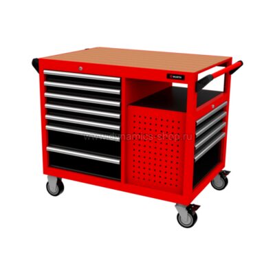 WURTH 0962699211 Тележка инструментальная с деревянной столешницей WURTH 0962699211 Тележка инструментальная с деревянной столешницей
